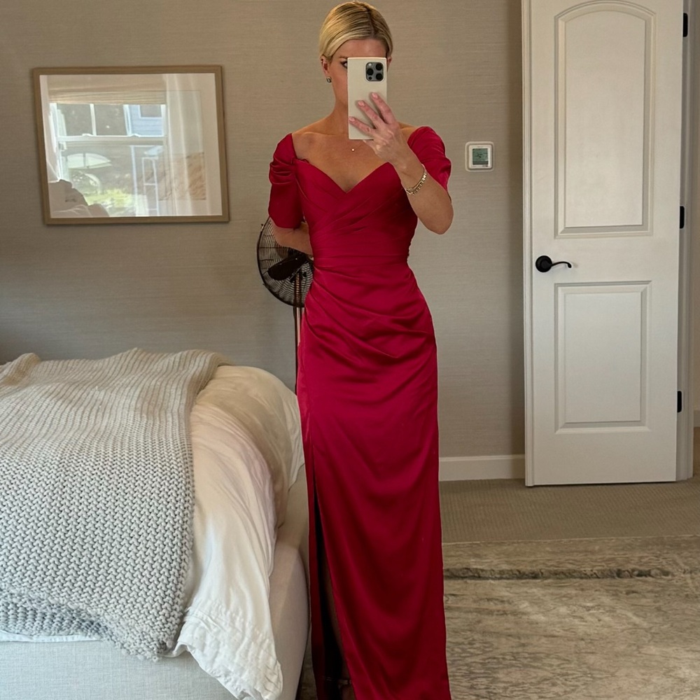 Theia red gown